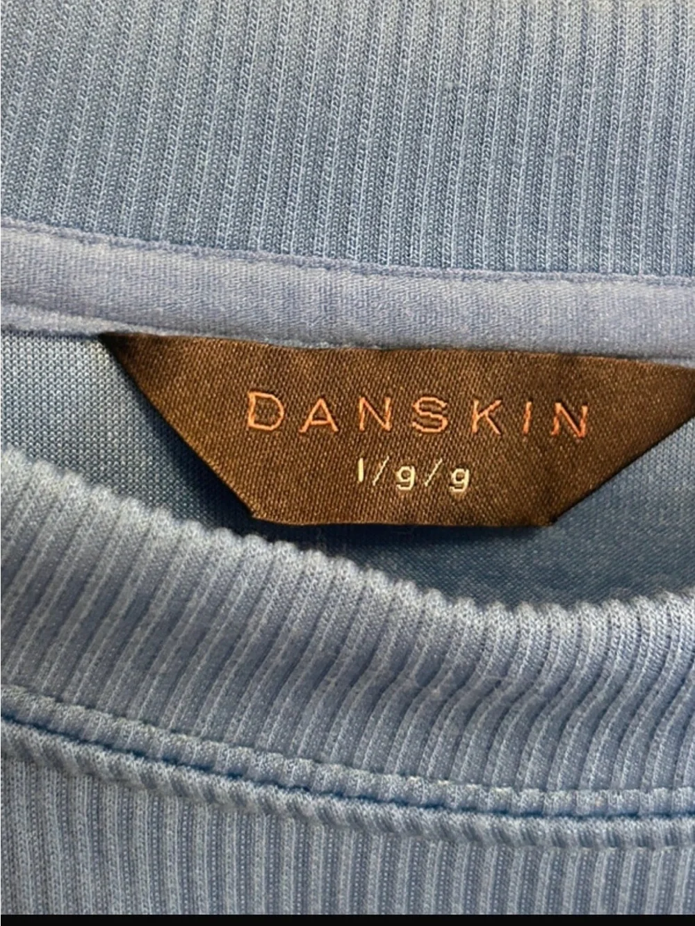 Danskin Crewneck Sweater in Sky Blue